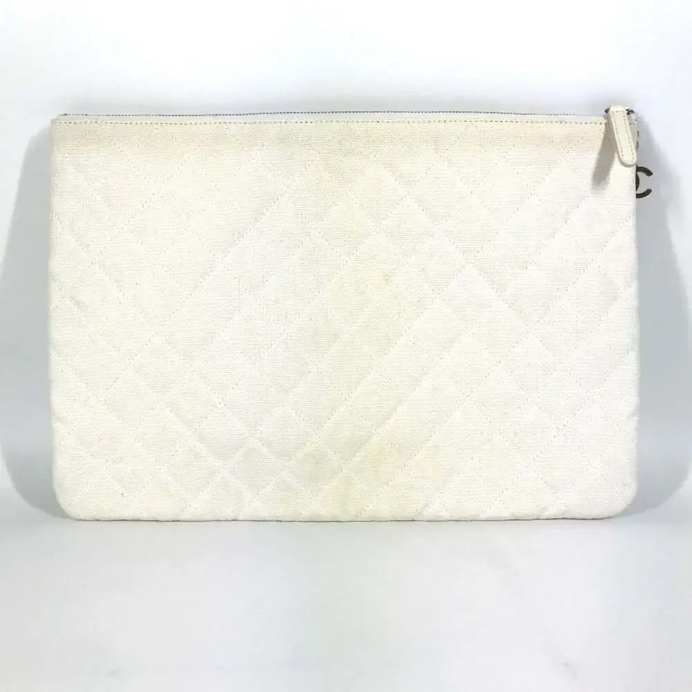 CHANEL pink canvas